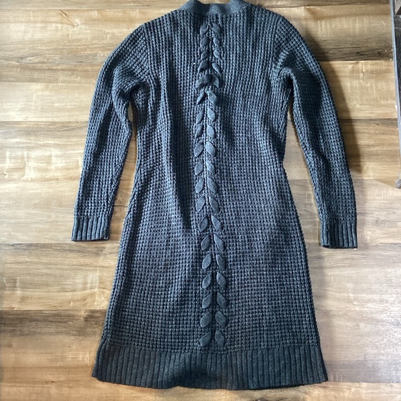 Olive + Oak Charcoal Button-Front Cardigan - Picture 6 of 7